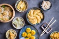 Dim sum assorted Royalty Free Stock Photo