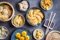 Dim sum assorted Royalty Free Stock Photo