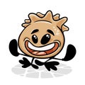 Dim Sum. Funnny cartoon character. Vector isolated background