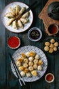 Dim sum party set Royalty Free Stock Photo