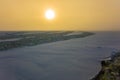 Dim winter morning in Lapland