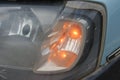 Dimensional headlights and taillights of the car