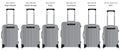 Dimensions of hand luggage taken by the airlines