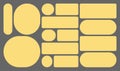 Dimensions 16x9 trendy bento grid layout style brick Ui UX templates. Web comic grids, rounded corners. Different panel