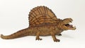 A Dimetrodon, a Permian Predatory Reptile Royalty Free Stock Photo