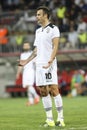 Dimitar Berbatov during the UEFA Europa League game between Qaba Royalty Free Stock Photo