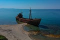 Dimitrios shipwreck in  Gythio, Greece Royalty Free Stock Photo