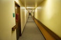 Dimly Lit Apartment Hallway, Nursing Home Royalty Free Stock Photo