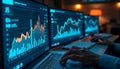 Marketing Strategy Dashboard with Performance Metrics and Graphs Royalty Free Stock Photo