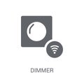 Dimmer icon. Trendy Dimmer logo concept on white background from Royalty Free Stock Photo