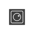 Dimmer switch vector icon