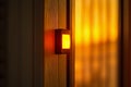 dimmer switch for warm lighting during sunset hours at home Royalty Free Stock Photo