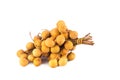 Dimocarpus longan exotic fruits Longan Dimocarpus longan on white background fruit agriculture food isolated