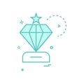 dimond icon vector design