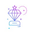 dimond icon vector design