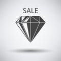 Dimond With Sale Sign Icon