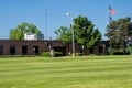 Dimondale MI - June 4, 2022: Lansing State Police Post Building exterior