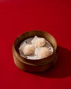 dimsum asian food chinese food dumpling steam dish delicious restaurant Royalty Free Stock Photo