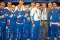 Dinamo Moscow boxing team after boxing match
