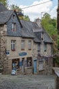 Dinan, Brittany May 7th 2013 : Craft and sculpture shop in Dinan, Brittany