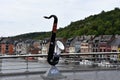 Dinant, hometown of Adolphe Sax Royalty Free Stock Photo