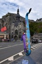 Dinant, hometown of Adolphe Sax Royalty Free Stock Photo