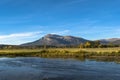 Dinara mountain from Cetina river valley Royalty Free Stock Photo