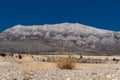 Dinara mountain and desert around Royalty Free Stock Photo