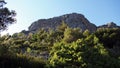 Mountains and rocks