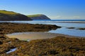 Dinas Head from Newport Sands Royalty Free Stock Photo