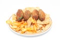 Diner plate Royalty Free Stock Photo