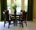 Dinette with garden view Royalty Free Stock Photo