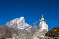 Dingboche stupa in Nepal