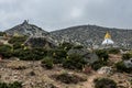 Dingboche Village, Everest Base Camp Trek From Tengboche to Ding Royalty Free Stock Photo