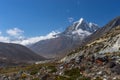 Dingboche village near Taboche peak, Everest region, Nepal