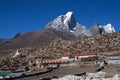 Dingboche village on the way to Everest base camp, Nepal Royalty Free Stock Photo