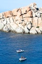 Dinghies At Capo Testa, Sardinia