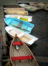 Dinghies, in the Mud Royalty Free Stock Photo