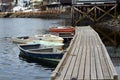 Dinghy boats in Ogunquit Maine Royalty Free Stock Photo