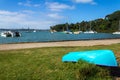 Dinghy at Little Shoal Bay Reserve Beach Auckland New Zealand Royalty Free Stock Photo