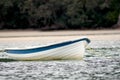 Dinghy on water