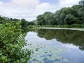 Dingle Lake in the Picturesque Town of Sandbach in South Cheshire England