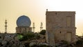 Dingli Aviation Radar building on Dingli Cliffs, Malta.