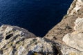 Dingli Cliffs. Rocky coast of Malta, natural landscape Royalty Free Stock Photo