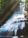 Dingmans Falls flowing in summer