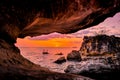 Sunset in DINH CAU rock temple - Phu Quoc island - Vietnam