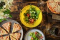 Dining al fresco. Royalty Free Stock Photo