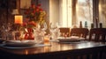 dining blurred interior of house Royalty Free Stock Photo