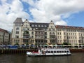 A dining cruise in Spree, a river of Berlin, Germany