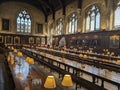 The dining hall at Balliol College in Oxford, England